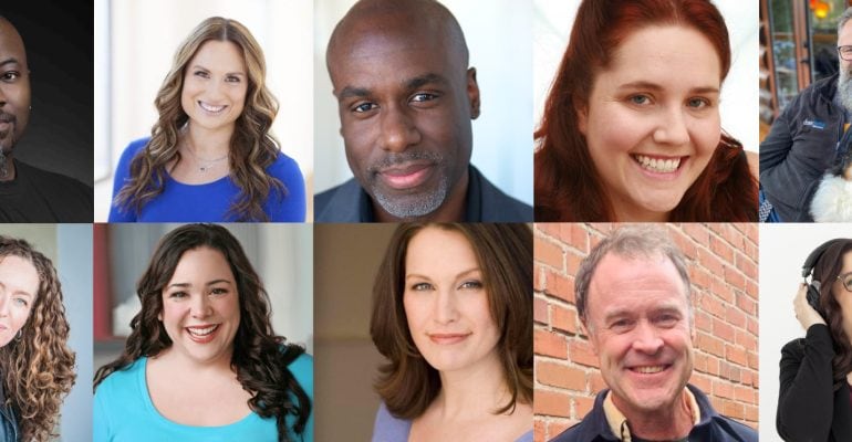 Top 10 American Voice Actors for Your Next Project - Headshots of Voice Crafters' top American voice actors