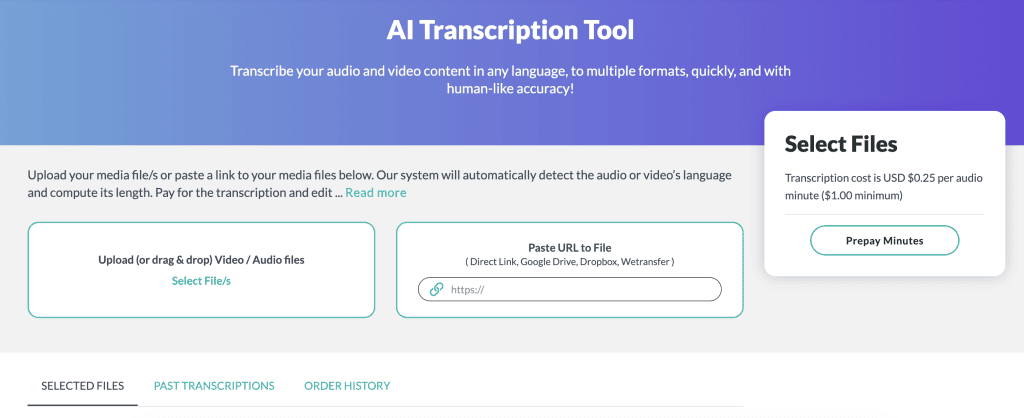 Voice Crafters AI-Transcription Tool